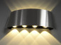 Preview: Aussenlampe, Edelstahl, LED, Up,Down, Wandleuchte, Sensor