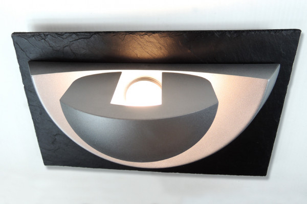 01 SANTOS LED Wandleuchte EDLE Design Leuchte mit Schiefer