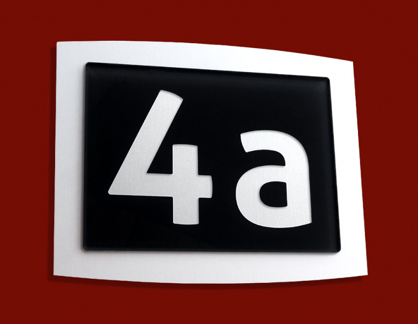 32 Smart Design 3D Hausnummer AVENUE AC mit Acryl