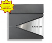 NEW SECURE 10 Hochwertiger Design Briefkasten Anthrazit Edelstahl AKTION